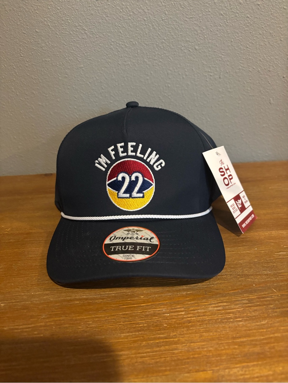 Navy "I'm Feeling 22" Rope-Front Snapback Hat Caitlin Clark